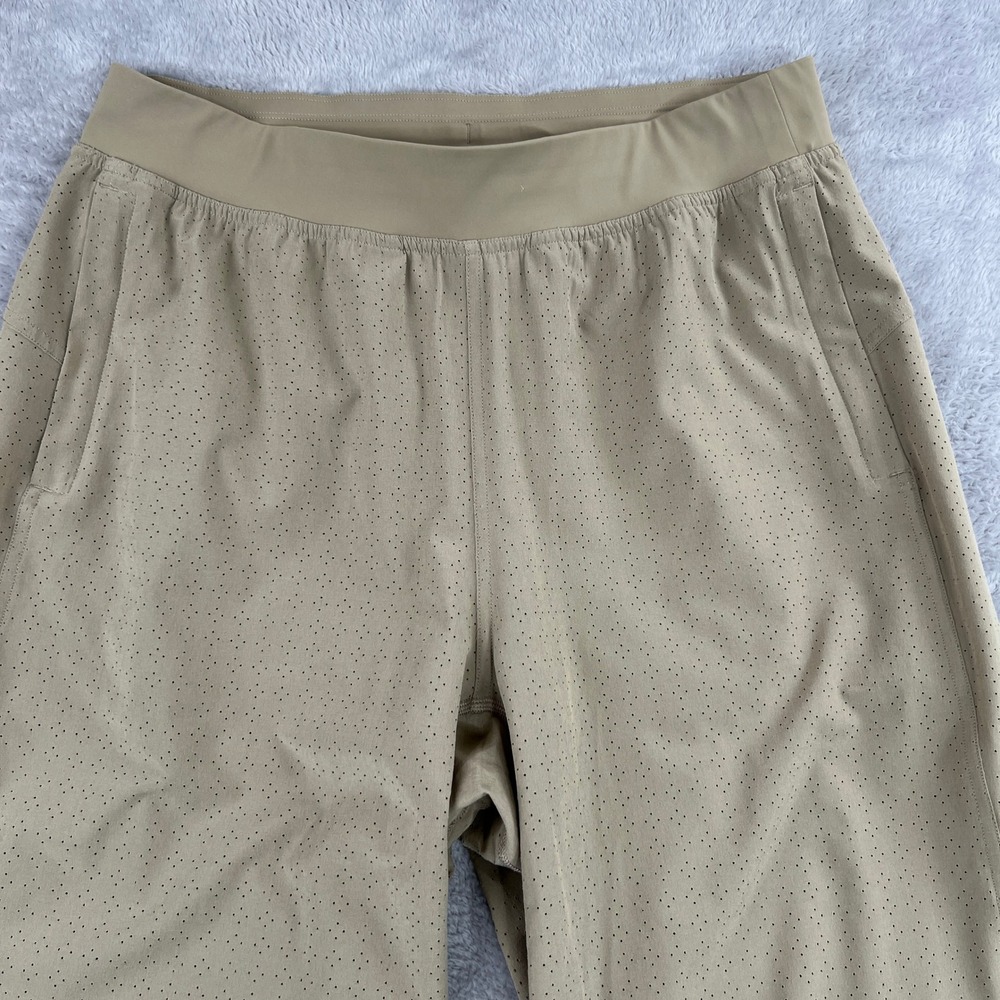 Lululemon Adapted State Perforated High-Rise Jogger Pants 8 Tan Women Activewear - Picture 5 of 11